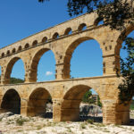 An ancient Roman aquaduct